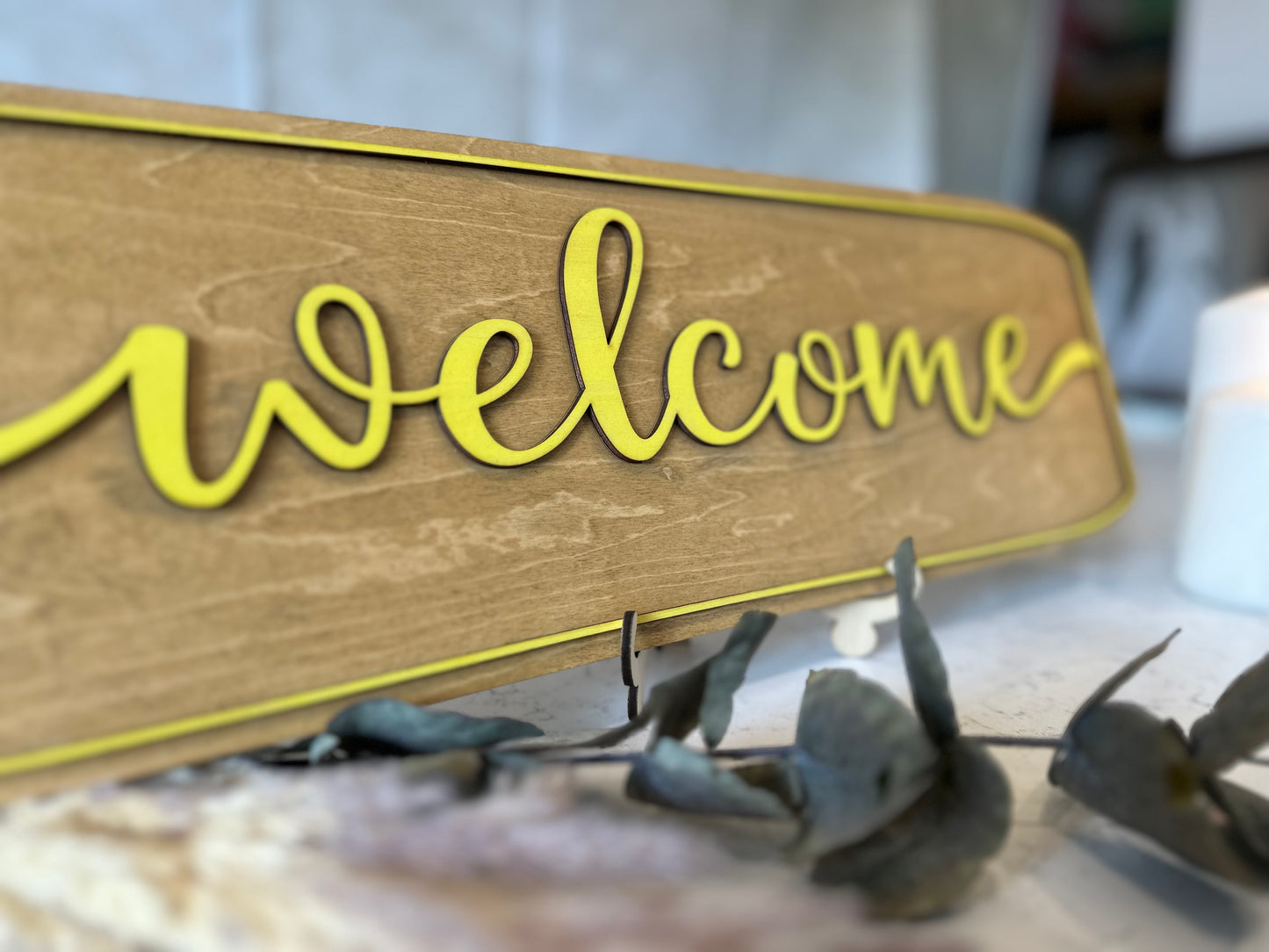 Welcome Sign Layered
