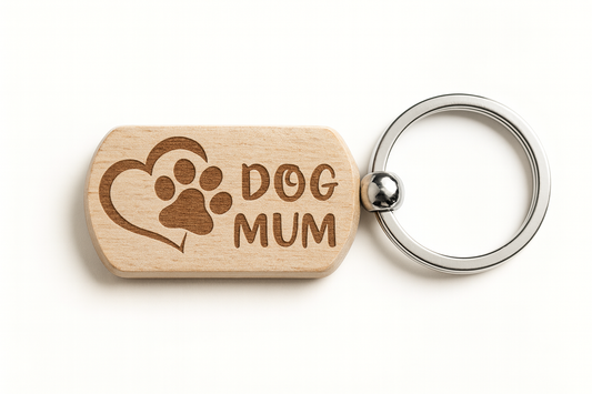 Dog Mom Keychain