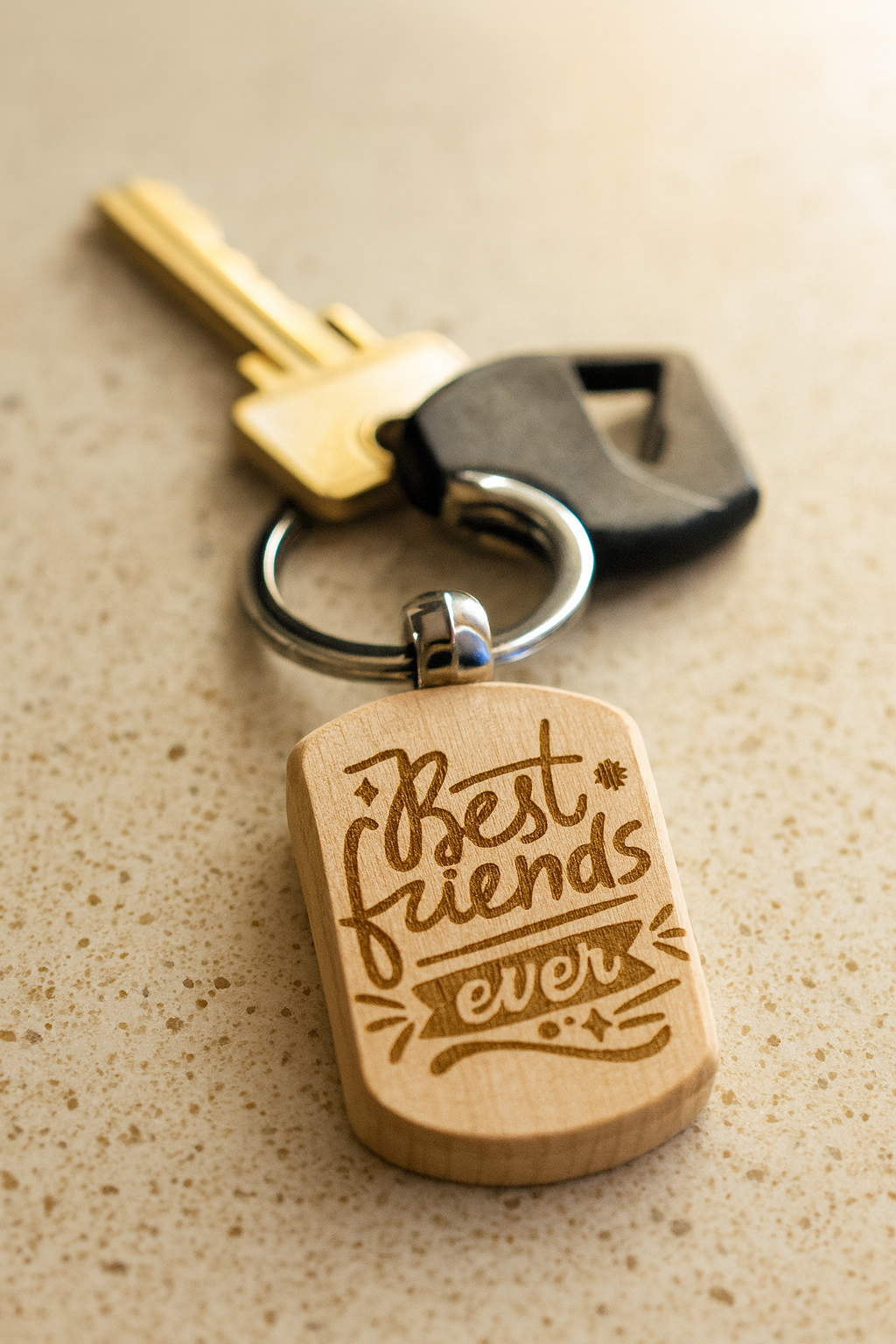Best Friends Keychain